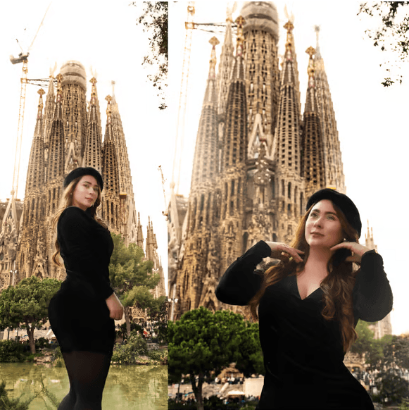 Sagrada Familia Cinematic Photoshoot